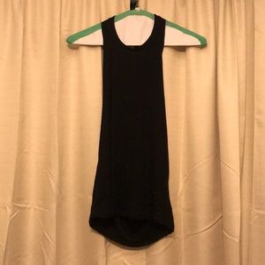 Black nonadjustable Halter top